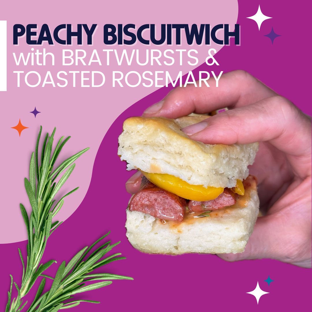 Peachy Summer Biscuitwich