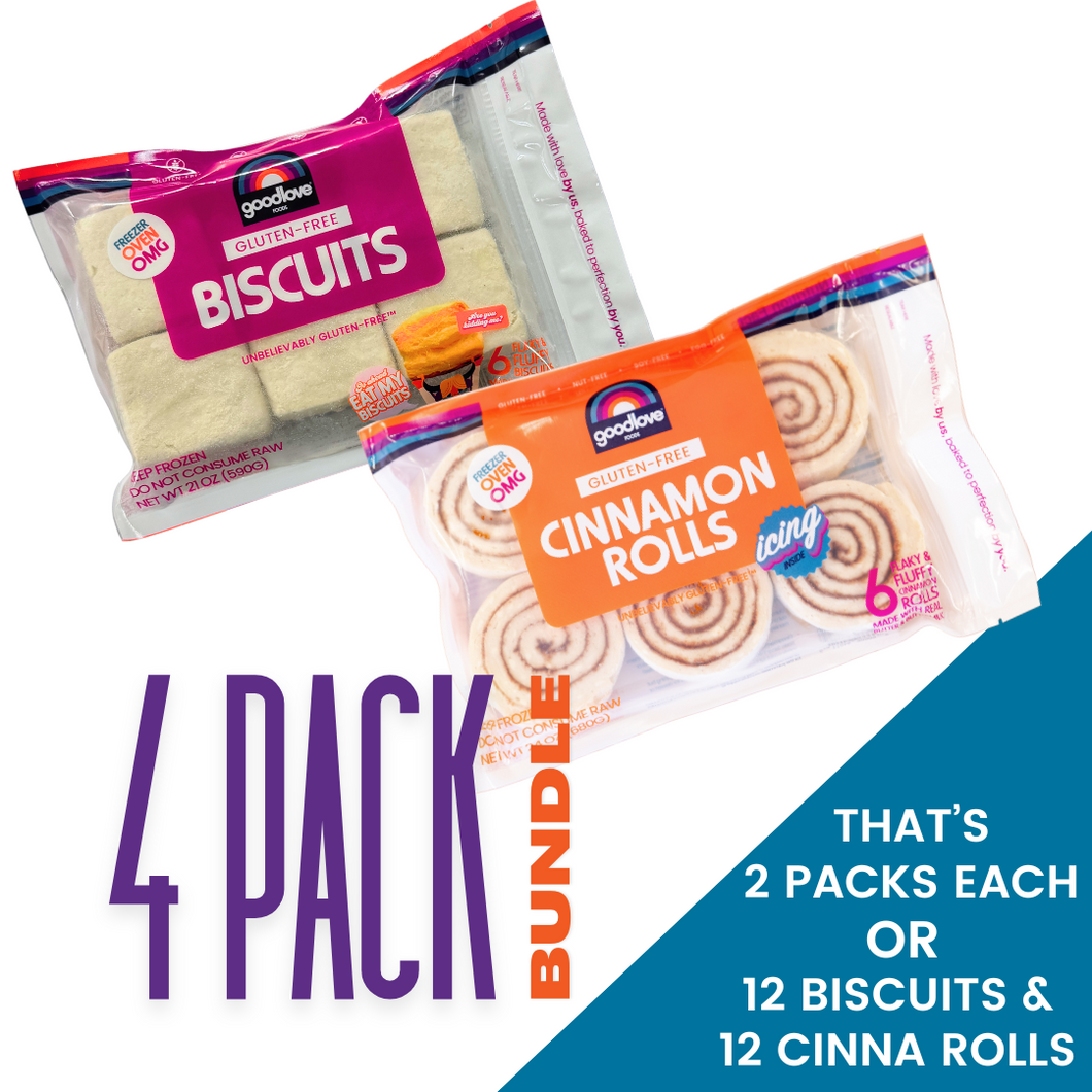 BISCUITS & CINNAMON ROLLS 4 PACK