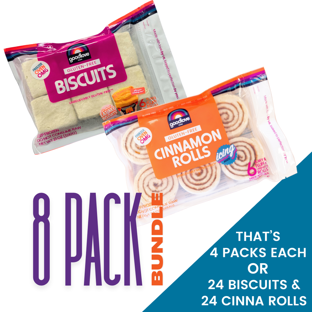 BISCUITS & CINNAMON ROLLS 8 PACK