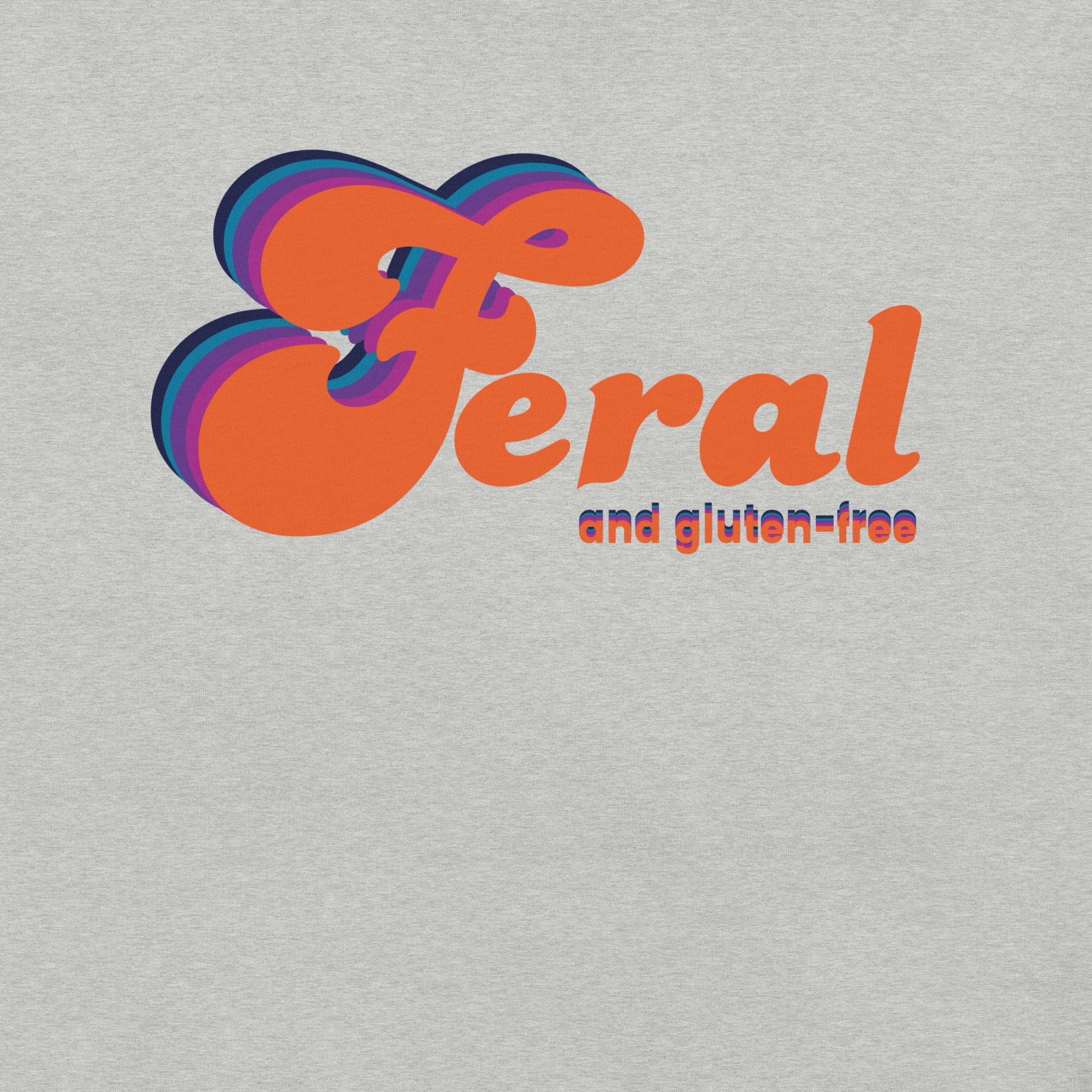 Gluten-Free and FERAL Unisex Tee